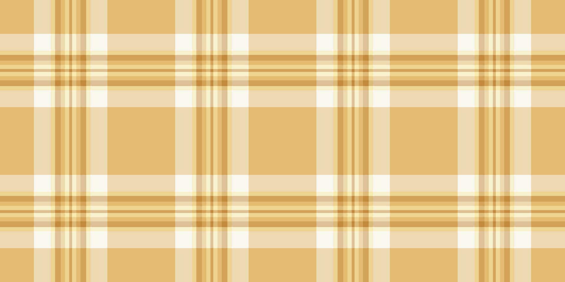 Window fabric pattern check, infinity tartan vector plaid. Comfortable textile background seamless texture in amber and orange colors.