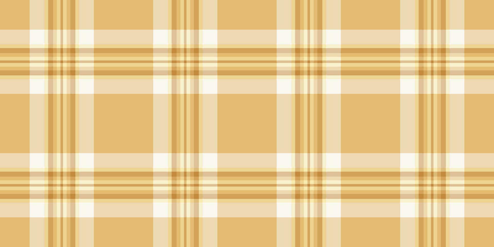 Window fabric pattern check, infinity tartan vector plaid. Comfortable textile background seamless texture in amber and orange colors.