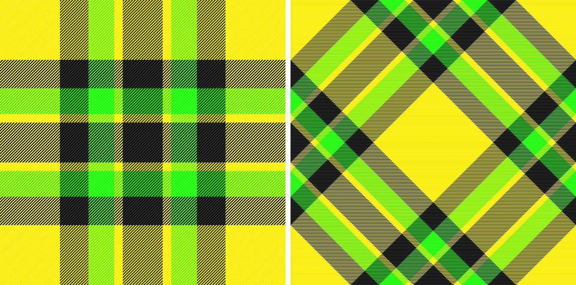 Background plaid textile of fabric seamless vector with a pattern check texture tartan.