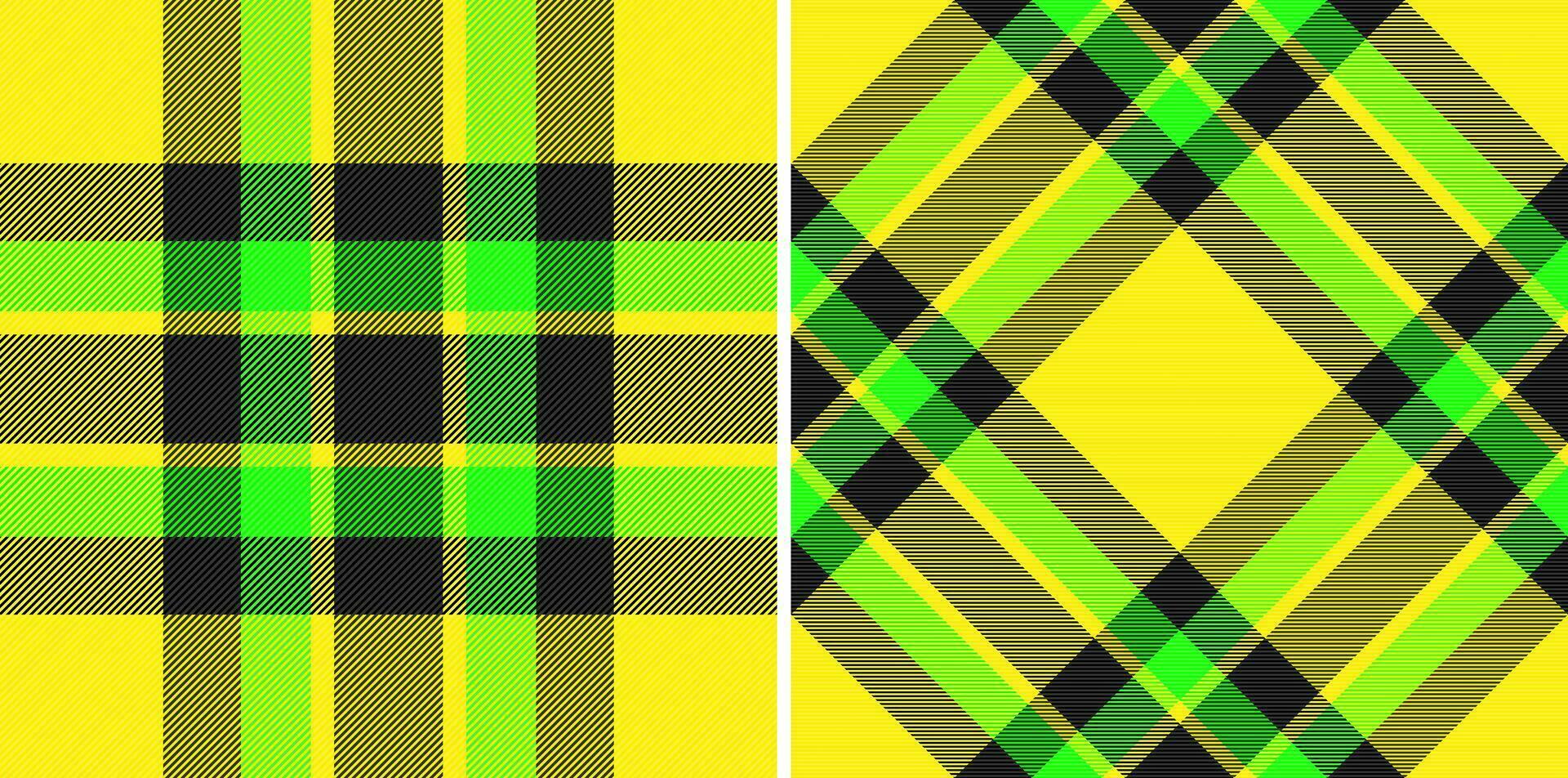 Background plaid textile of fabric seamless vector with a pattern check texture tartan.