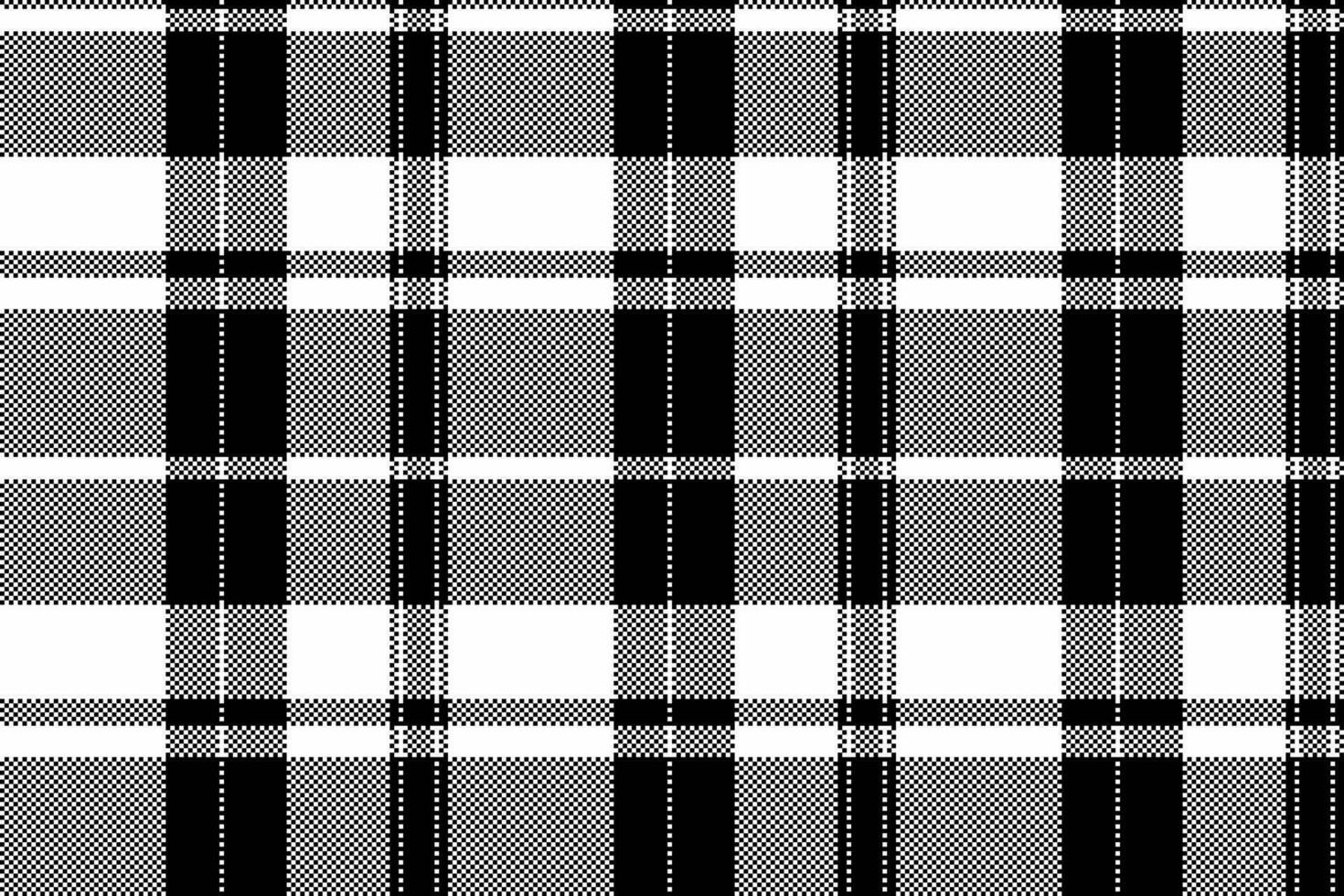 Cozy fabric check seamless, choose textile vector pattern. Net plaid background texture tartan in black and white colors.