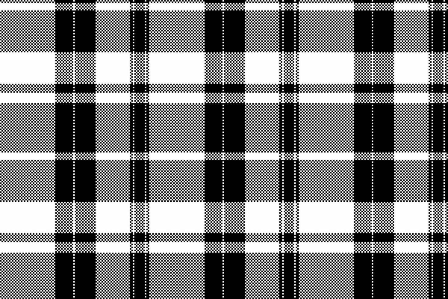 Cozy fabric check seamless, choose textile vector pattern. Net plaid background texture tartan in black and white colors.