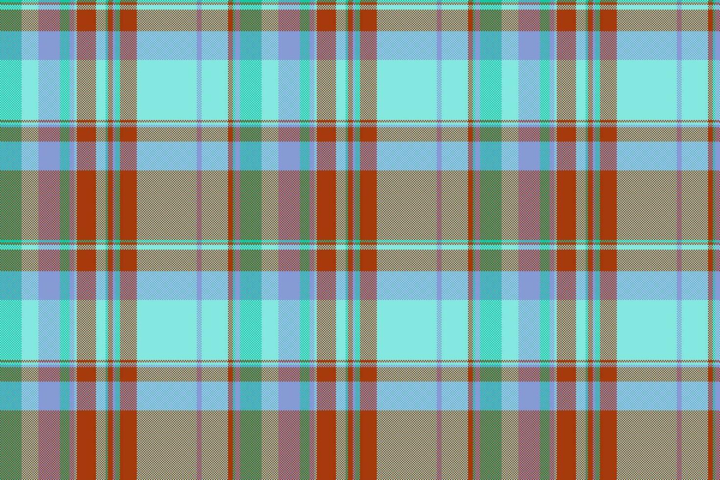 Textile background pattern of seamless vector tartan with a fabric check plaid texture.