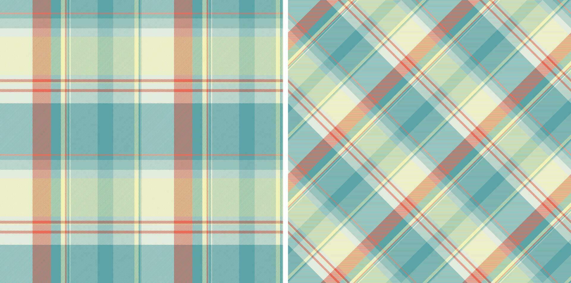 Background vector tartan of fabric check plaid with a seamless texture pattern textile.