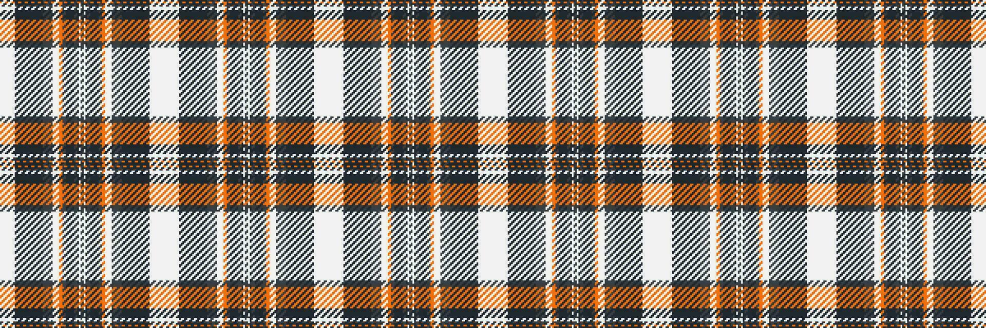 Mosaic vector fabric background, panel tartan textile texture. Customizable pattern plaid check seamless in dark and white colors.