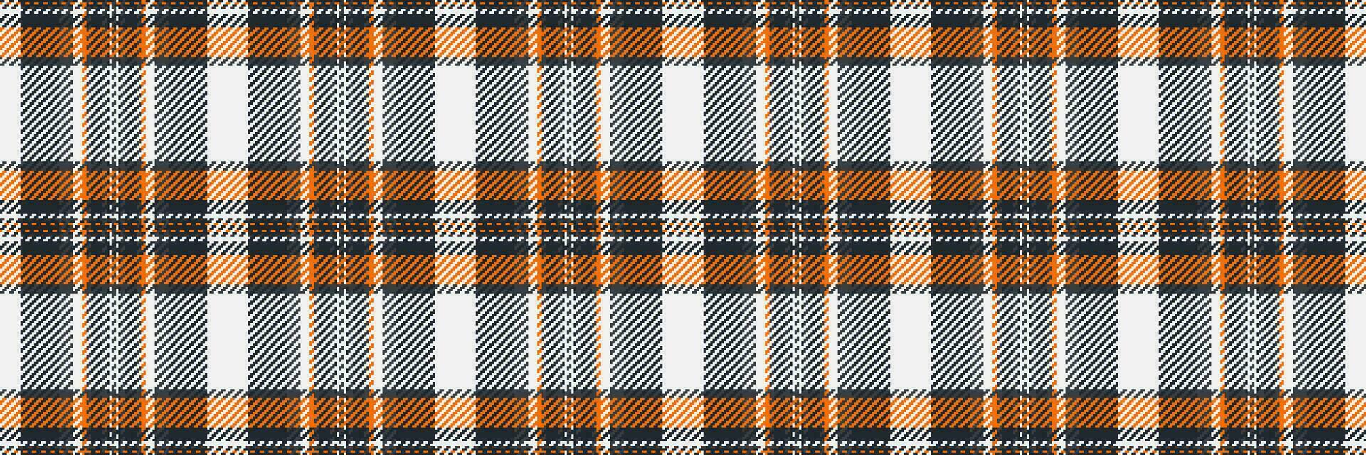 Mosaic vector fabric background, panel tartan textile texture. Customizable pattern plaid check seamless in dark and white colors.