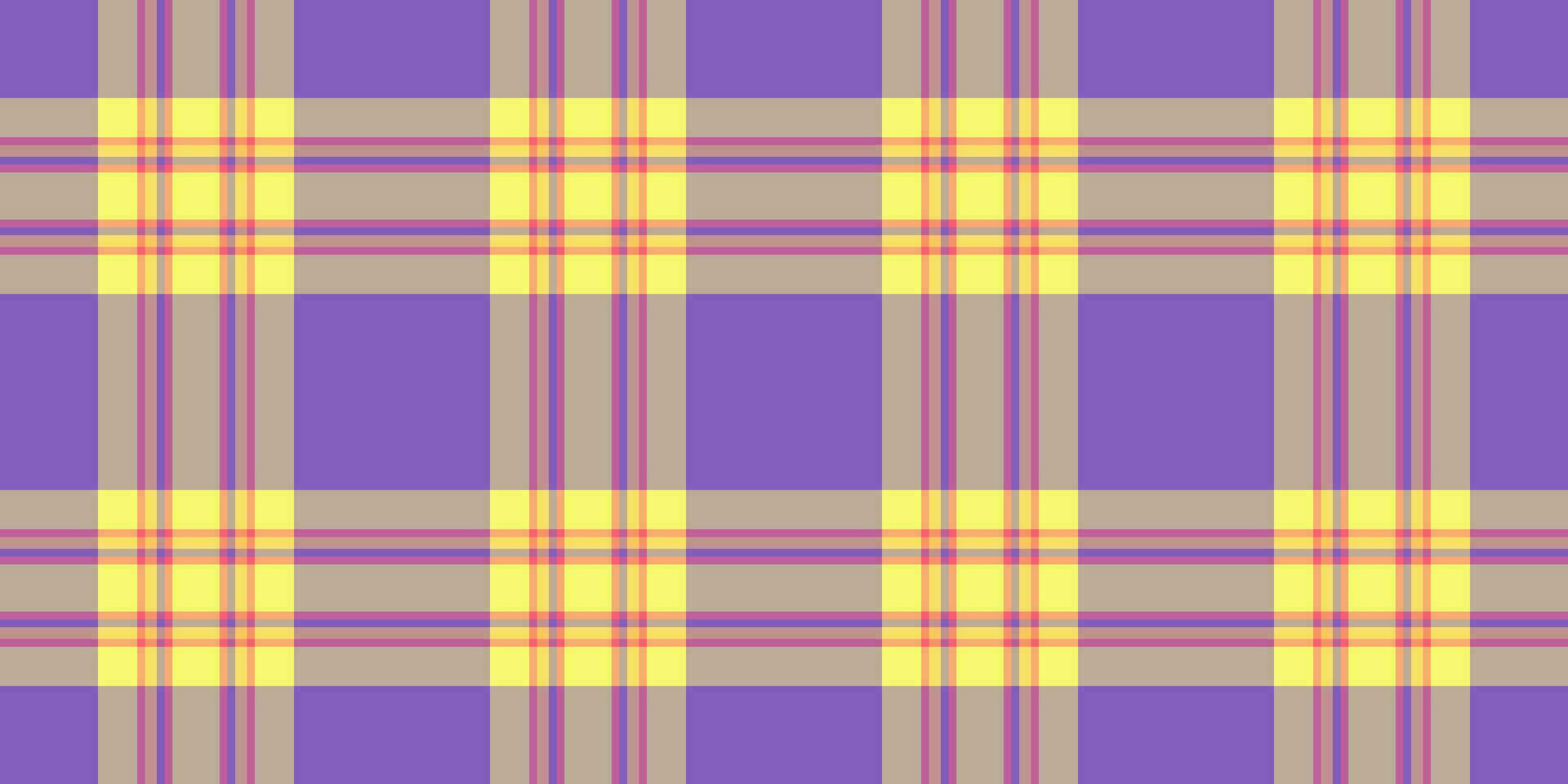 Thin fabric plaid check, other background tartan seamless. Scotland vector texture pattern textile in pastel and pink colors.