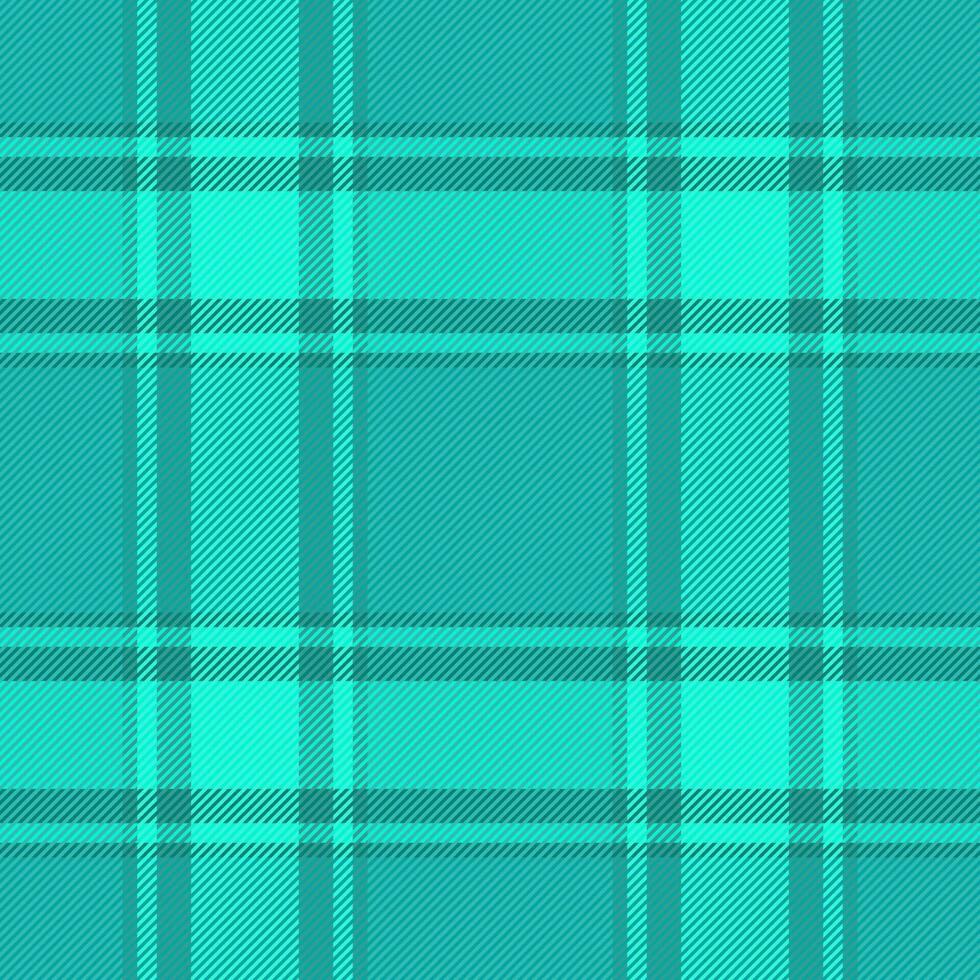 Rustic vector background seamless, newborn pattern textile fabric. Linear check tartan texture plaid in teal and bright colors.