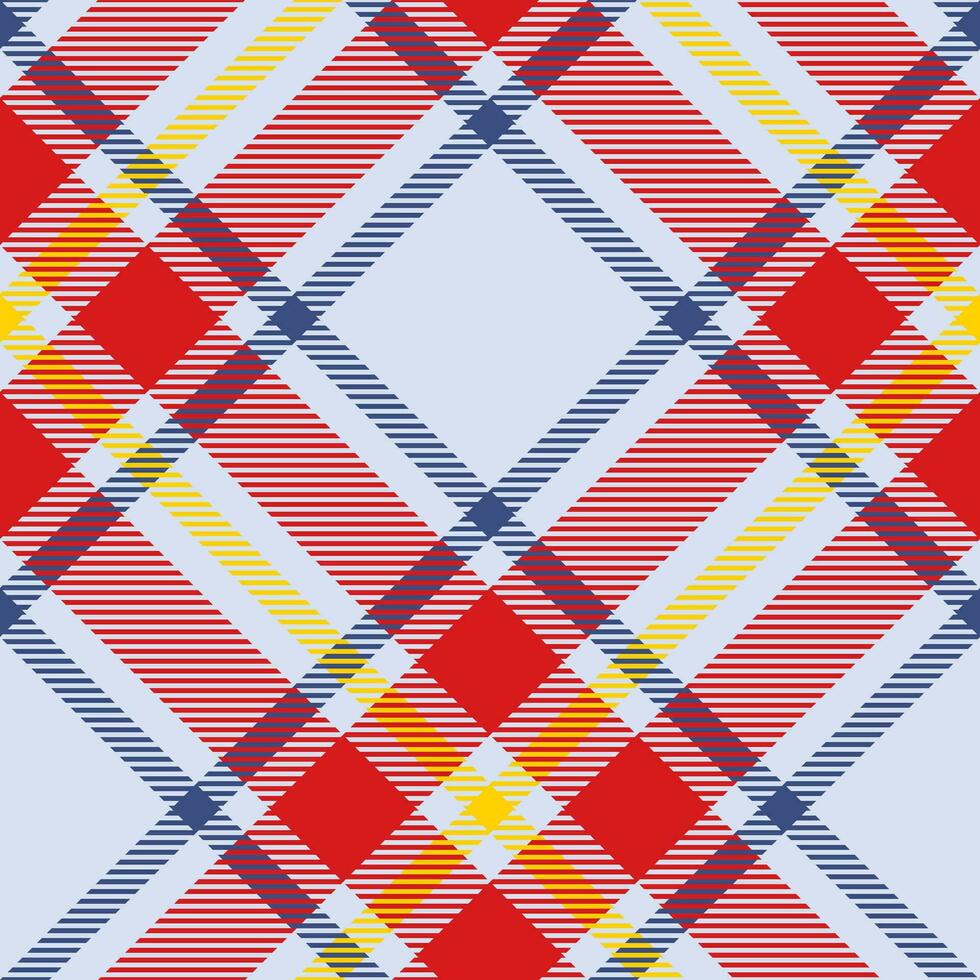 Plaid pattern vector. Check fabric texture. Seamless textile design for clothes, paper print. vector