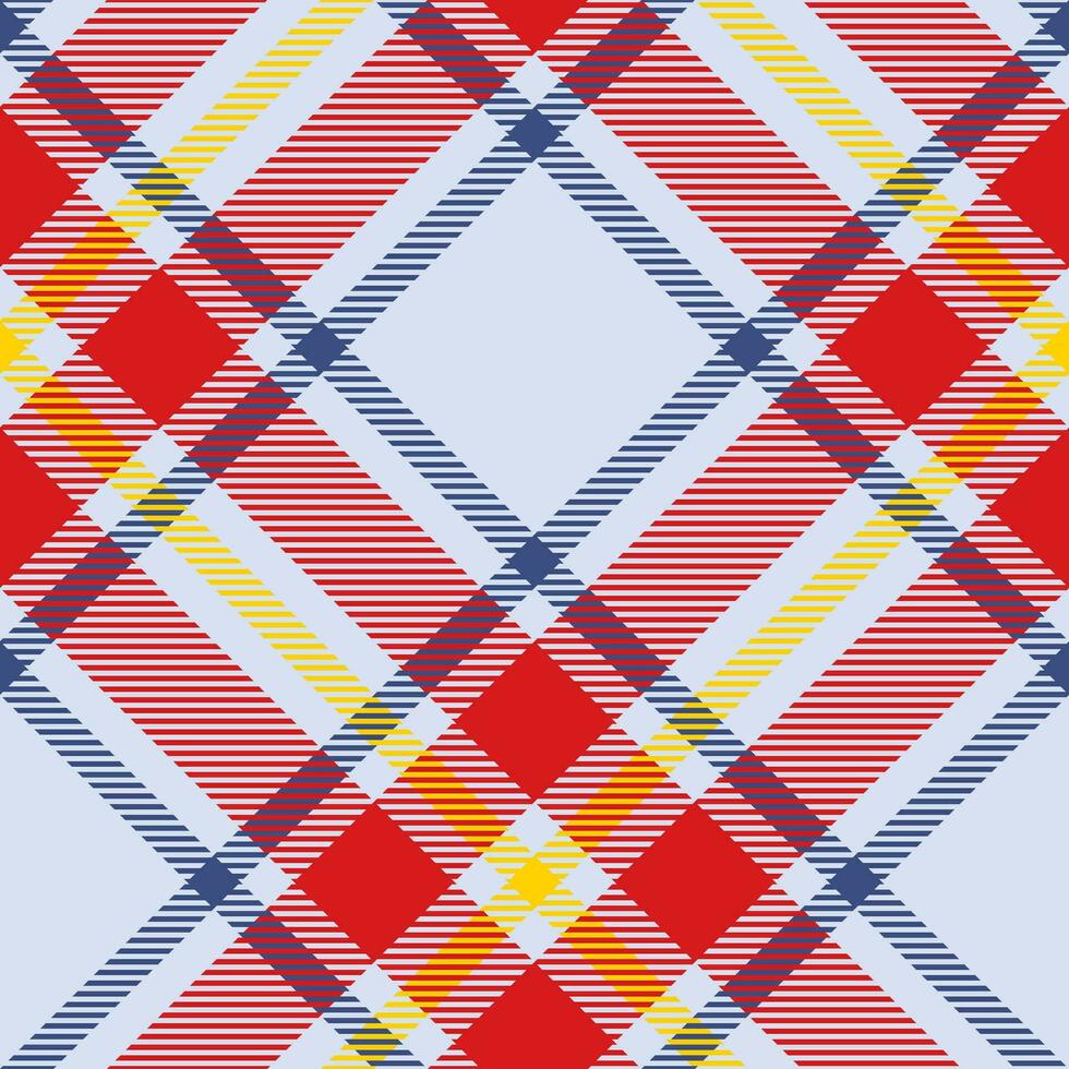 Plaid pattern vector. Check fabric texture. Seamless textile design for clothes, paper print. vector