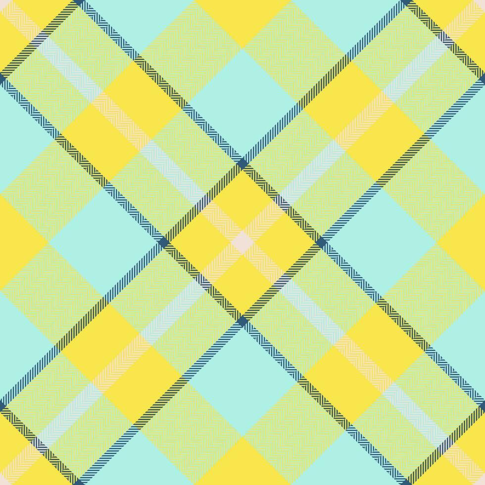 Plaid pattern vector. Check fabric texture. Seamless textile design for clothes, paper print. vector
