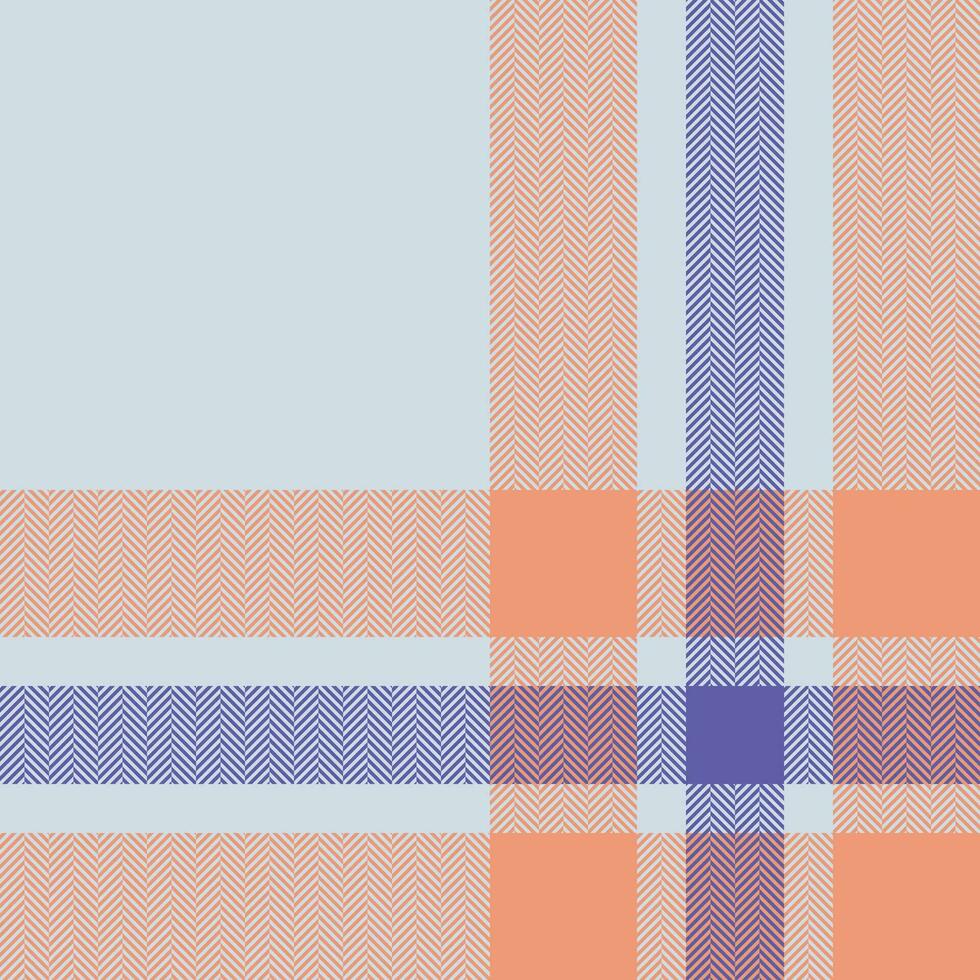 Plaid check pattern. Seamless fabric texture. Tartan textile print. vector