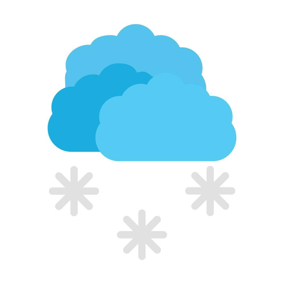 Snowy Vector Flat Icon For Personal And Commercial Use.