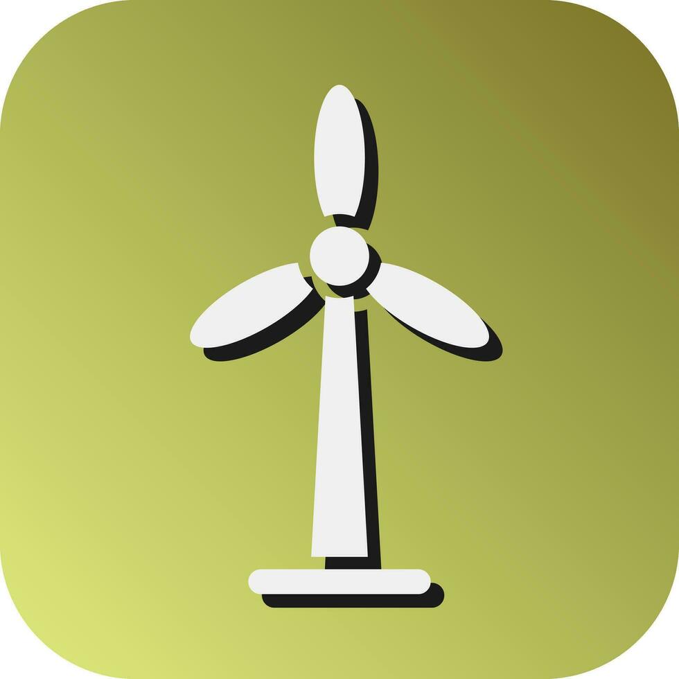 Wind Energy Vector Glyph Gradient Background Icon For Personal And Commercial Use.