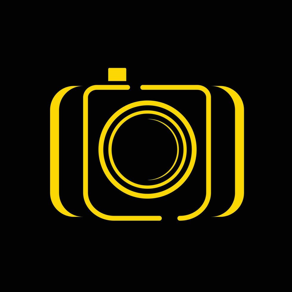 Camera Photography logo template design vector