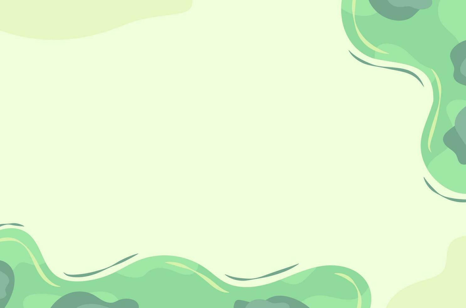 Soft Green Abstract Banner Background vector