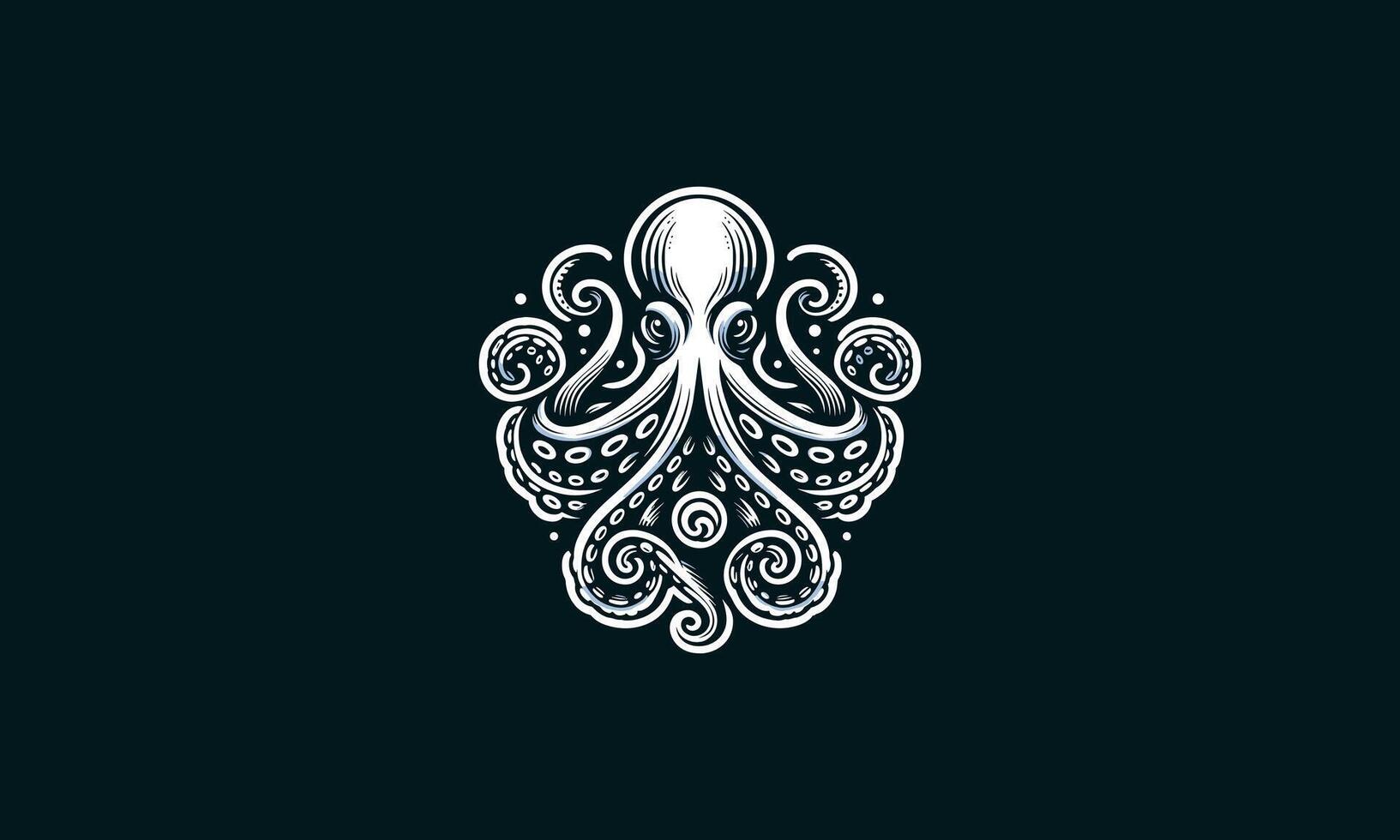 octopus vector illustration mascot design