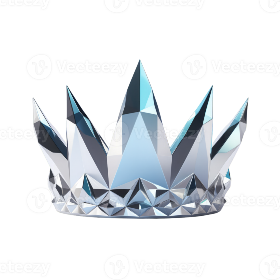 AI generated Elegant Golden Crown Isolated On Transparent Background png