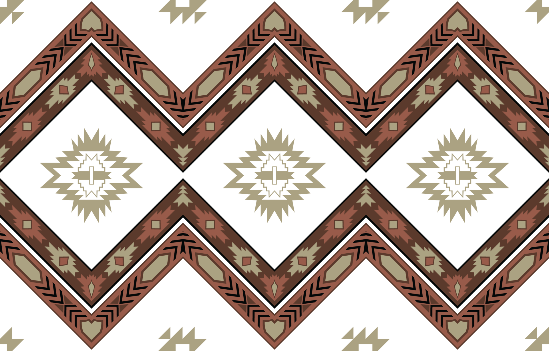 Carpet pattern. Seamless geometry. Western handmade saddle blanket rug