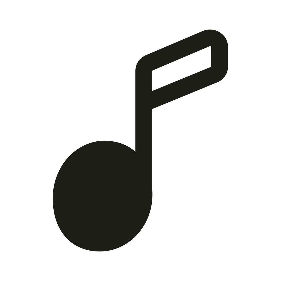 musical notas icono. vector