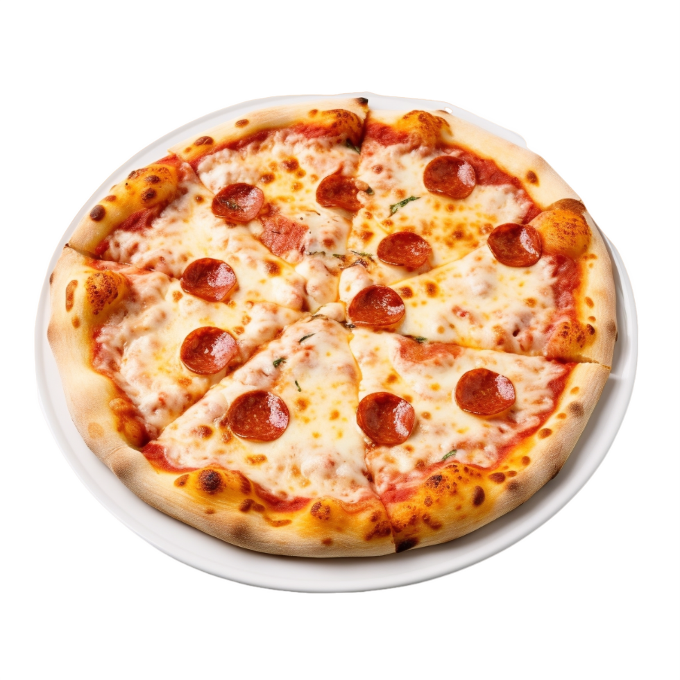 AI generated Classic Pepperoni Pizza on transparent background 35906674 PNG