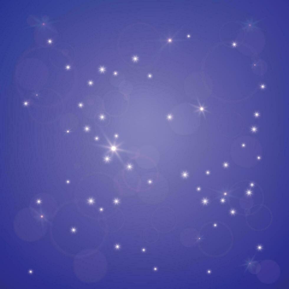 Vector blue bokeh background design