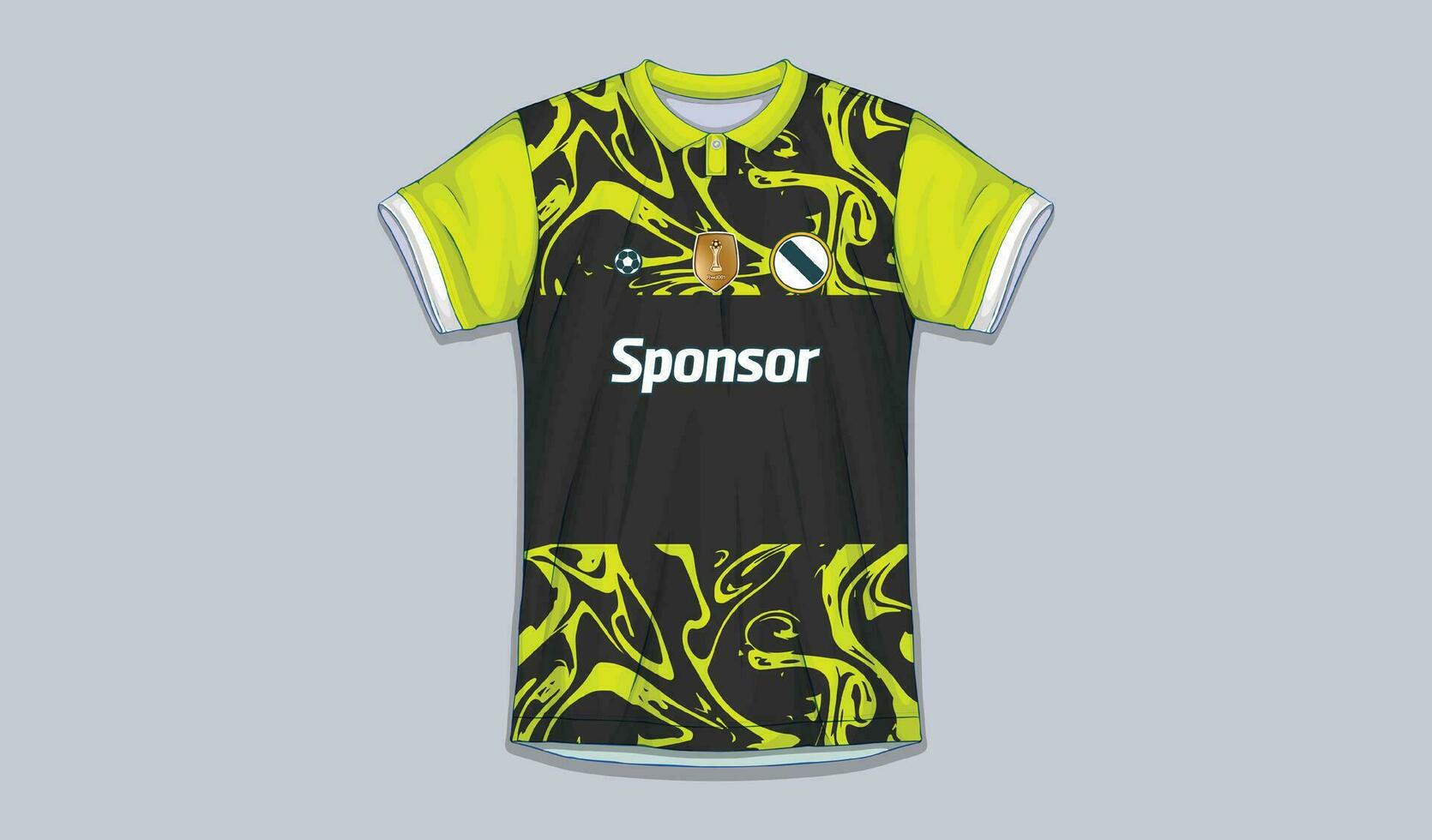 vector fútbol jersey diseño para sublimación, deporte t camisa diseño