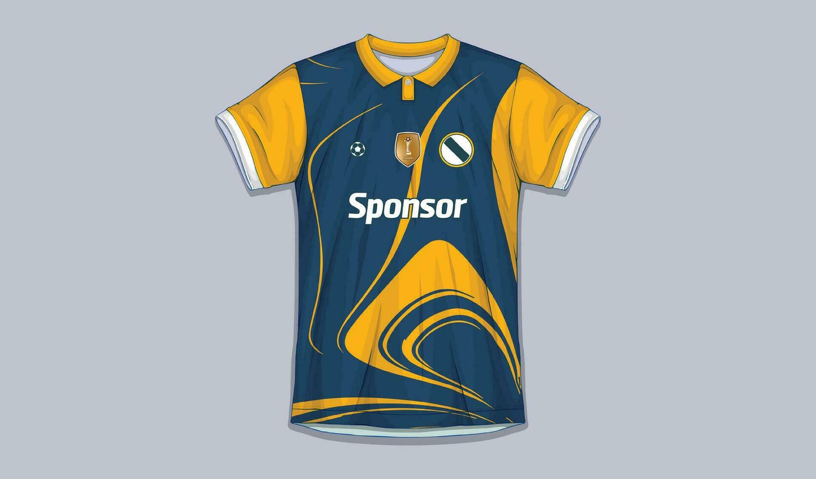 vector fútbol jersey diseño para sublimación, deporte t camisa diseño