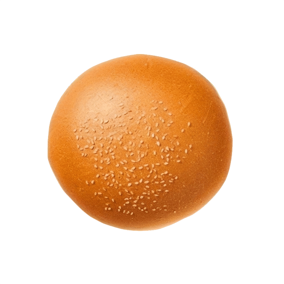 AI generated Sesame Seed Braided Bread Loaf on transparent Background png