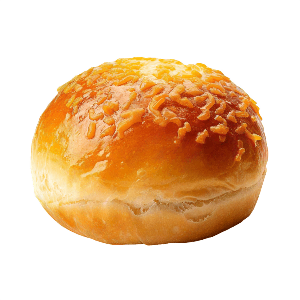 AI generated Sesame Seed Braided Bread Loaf on transparent Background png