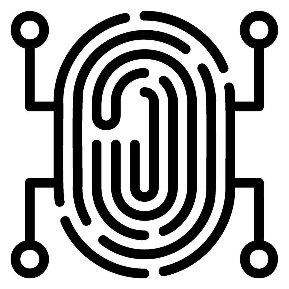 security line icon vector