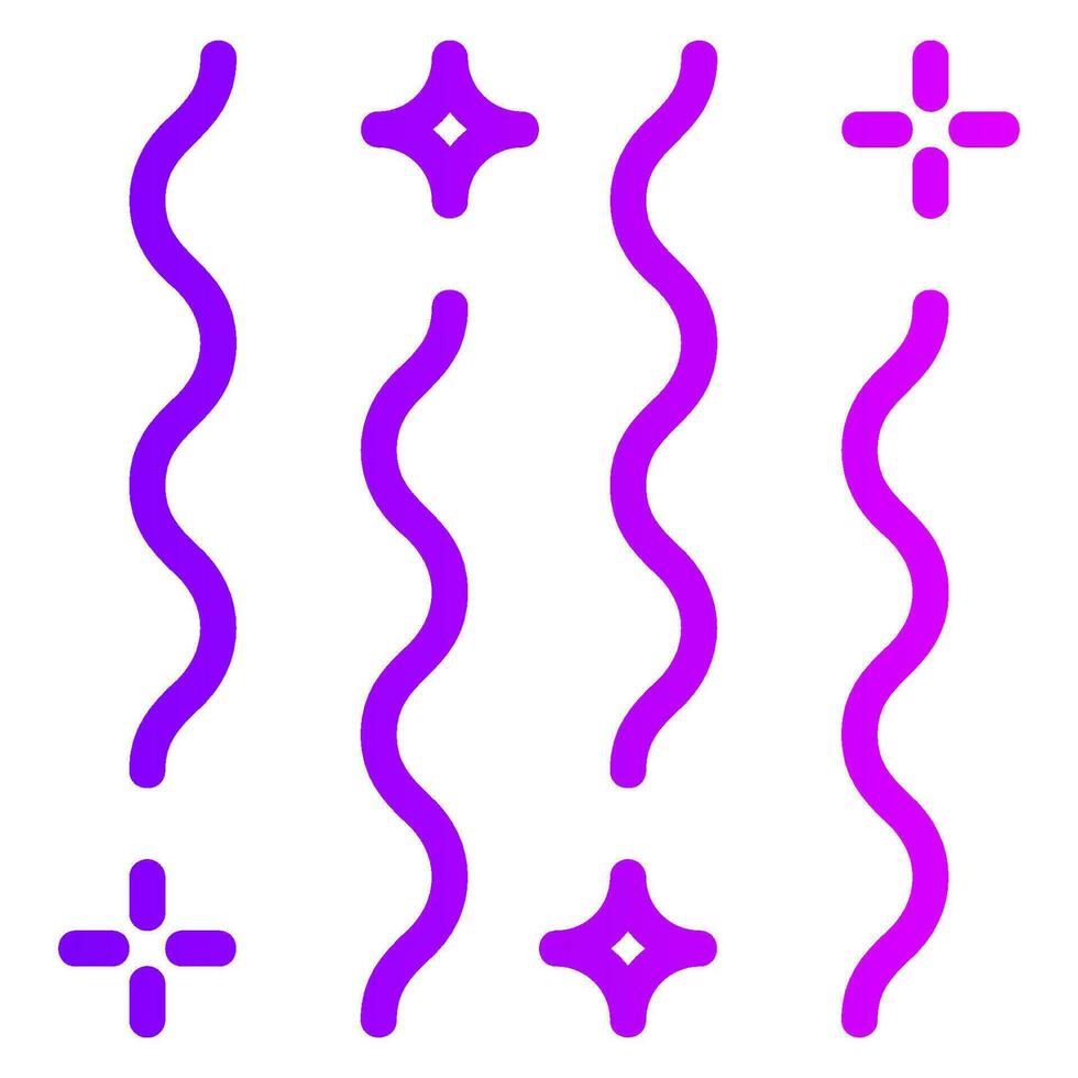 confetti gradient icon vector