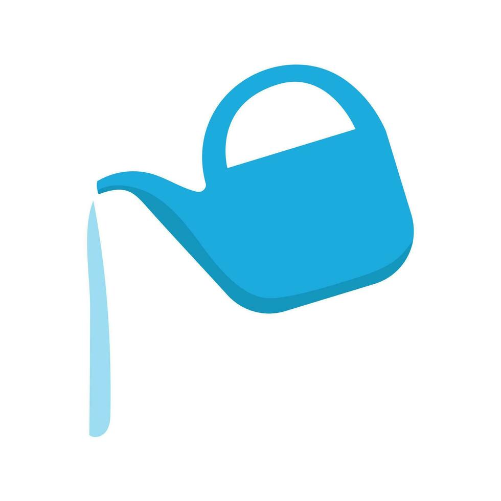 Vector kettle boils icon on white backgrounnd