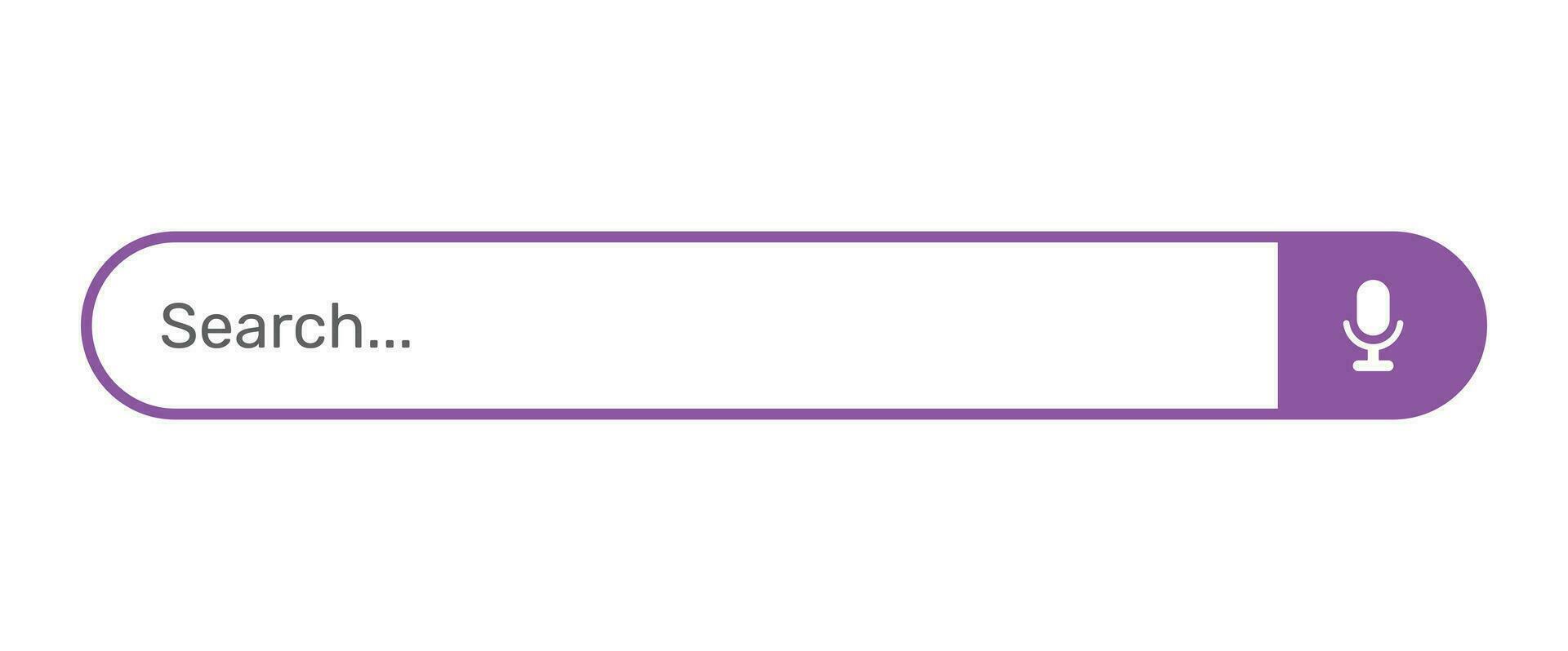 Search bar vector design template.
