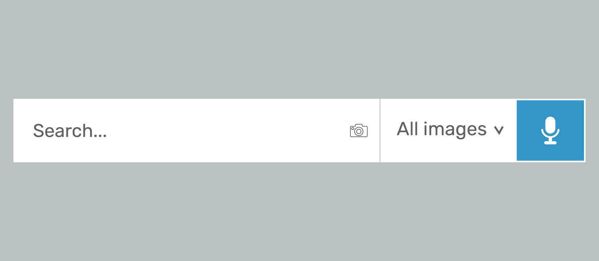 Search bar vector design template.