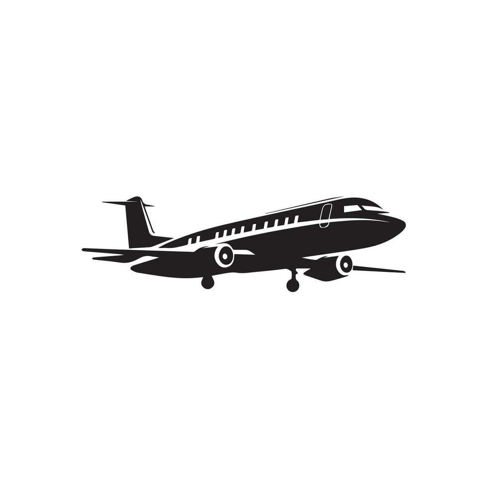 Airplane icon vector illustration template design. Suitable for many purposes.