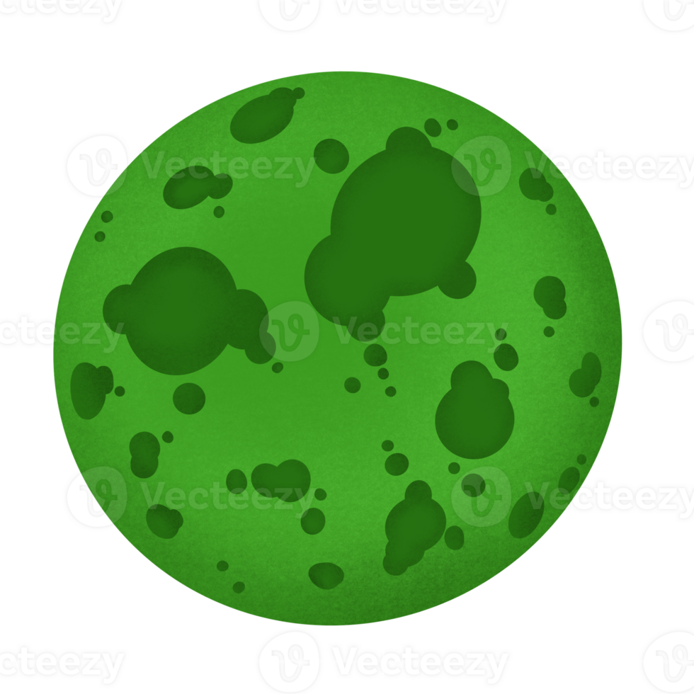 Halloween Moon Cartoon illustration For Halloween Festival Decoration png