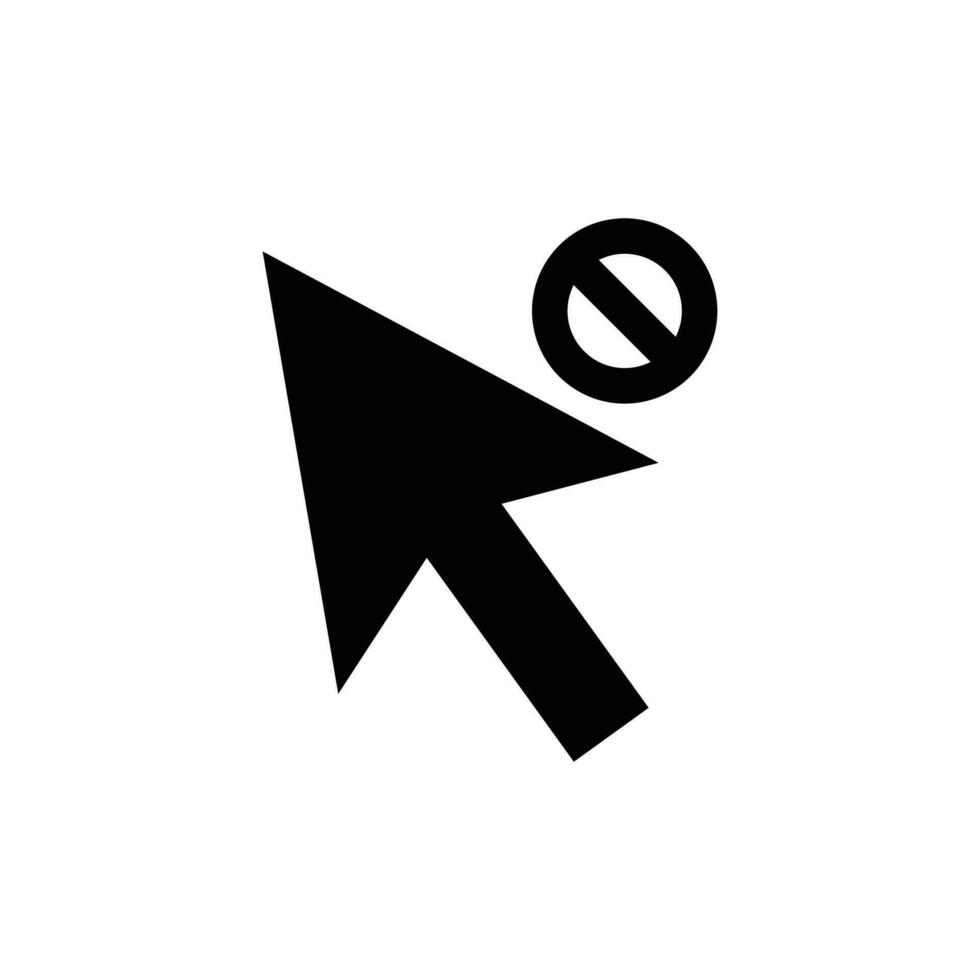 Pointer selection icon vector illustration on white background design.
