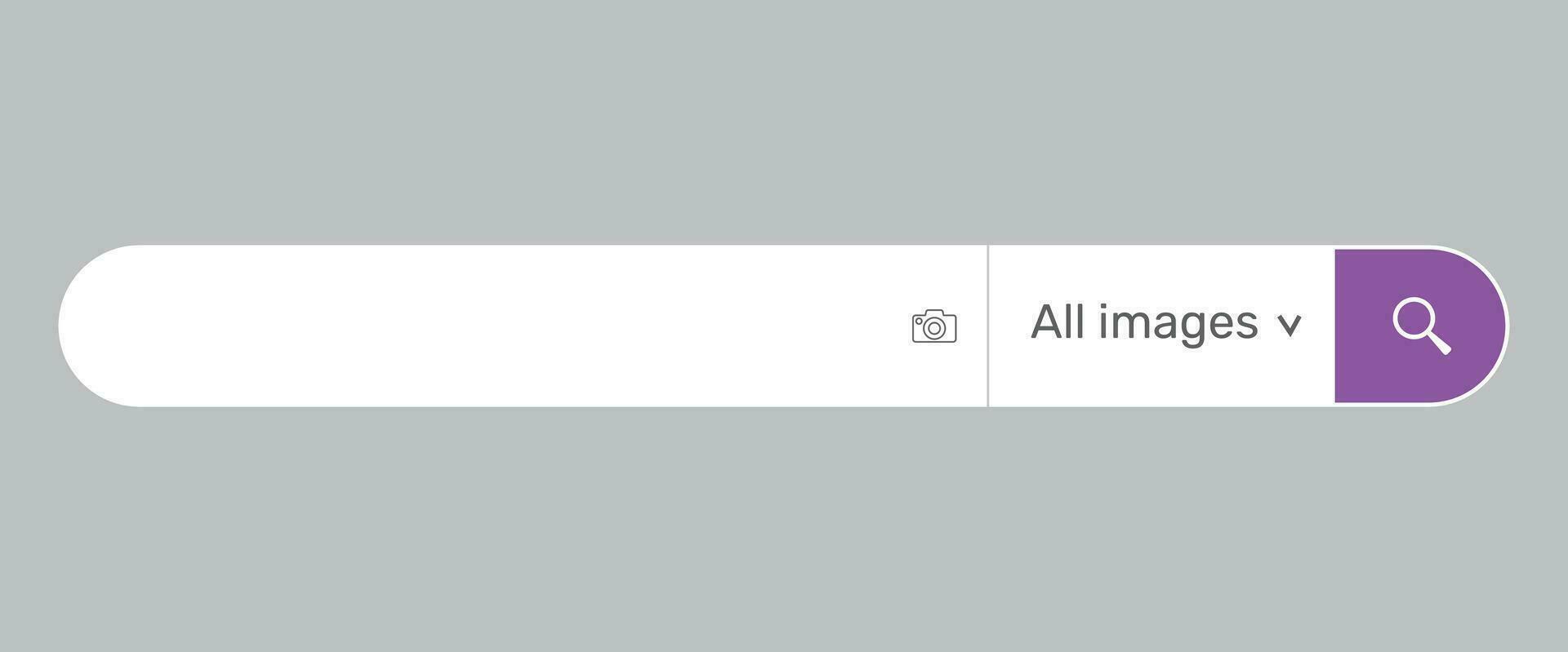 Search bar vector design template.