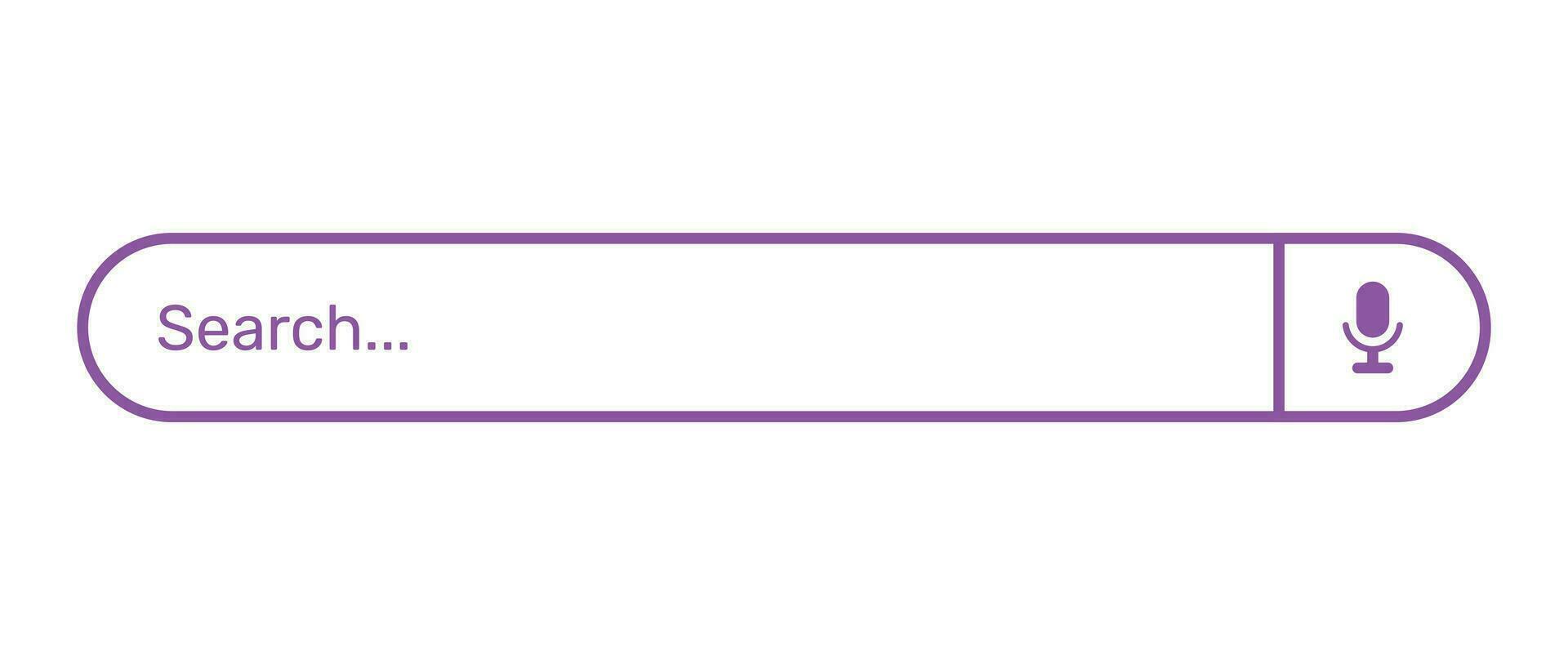 Search bar vector design template.