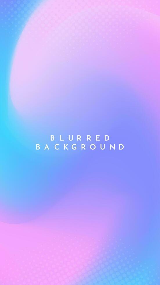 Gradient blurred background in shades of blue and pink. Ideal for web banners, social media posts, or any design project that requires a calming backdrop vector