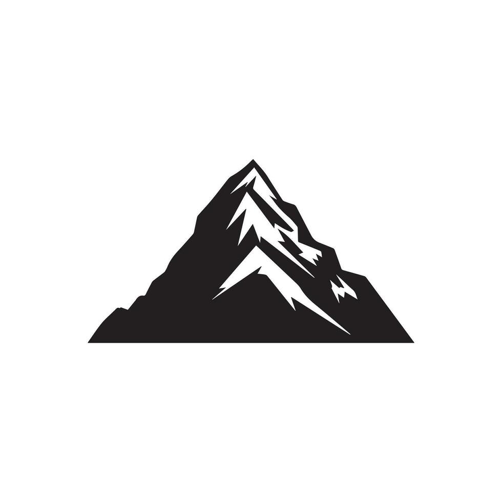 Mountain icon Logo Template vector illustration design.