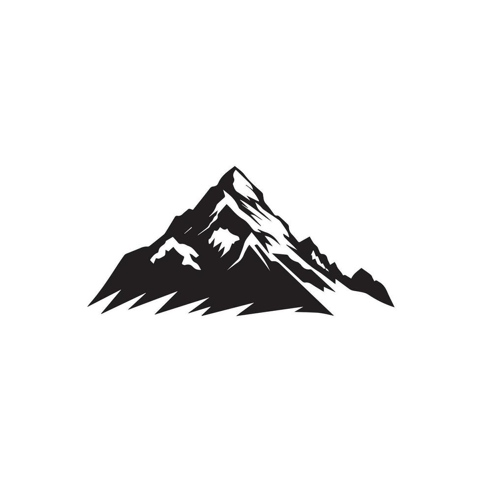 Mountain icon Logo Template vector illustration design.