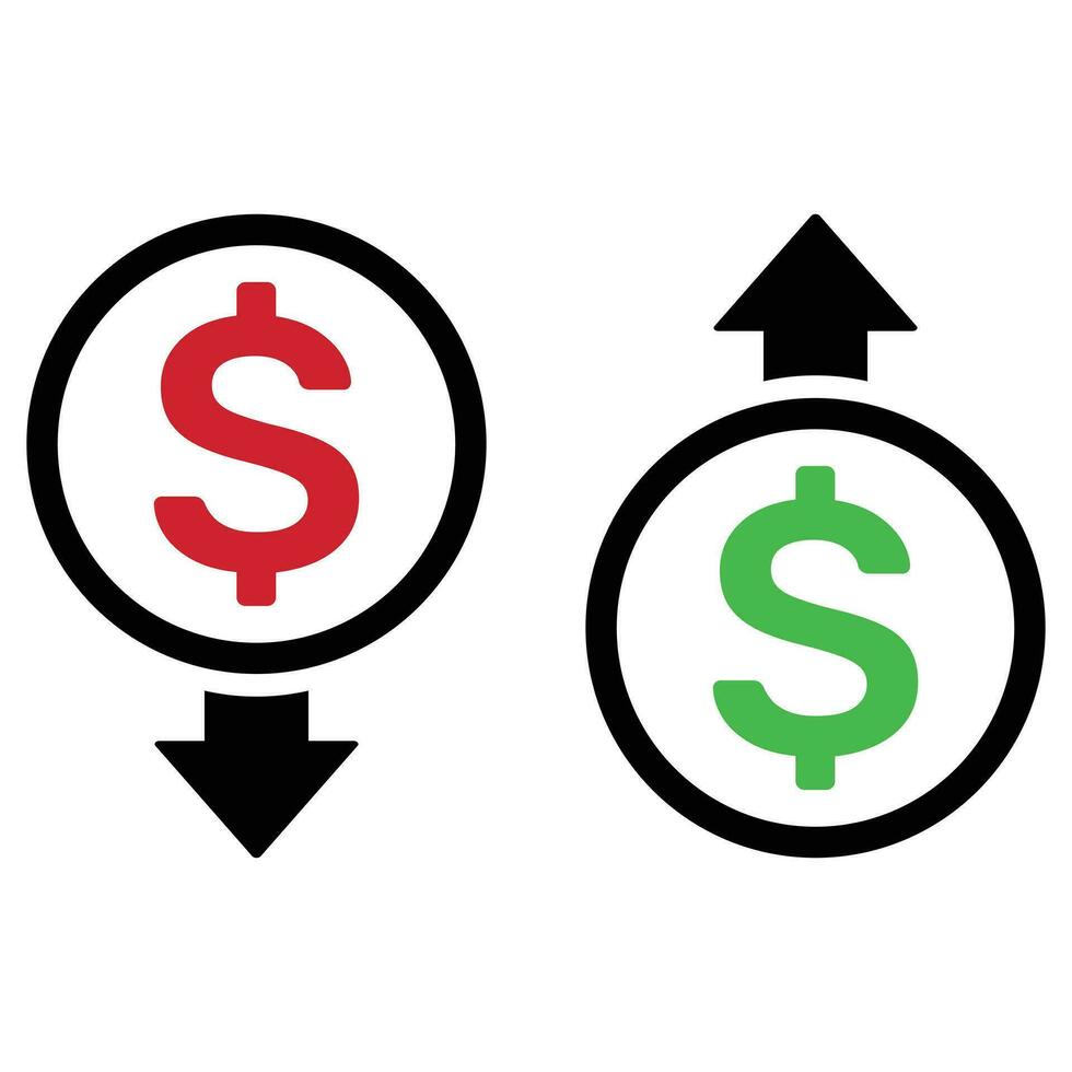 U.S.D Dollar cost Icon design and vector illustration.