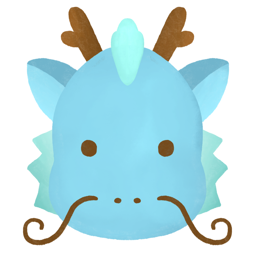 Blue Dragon cartoon 2024 png