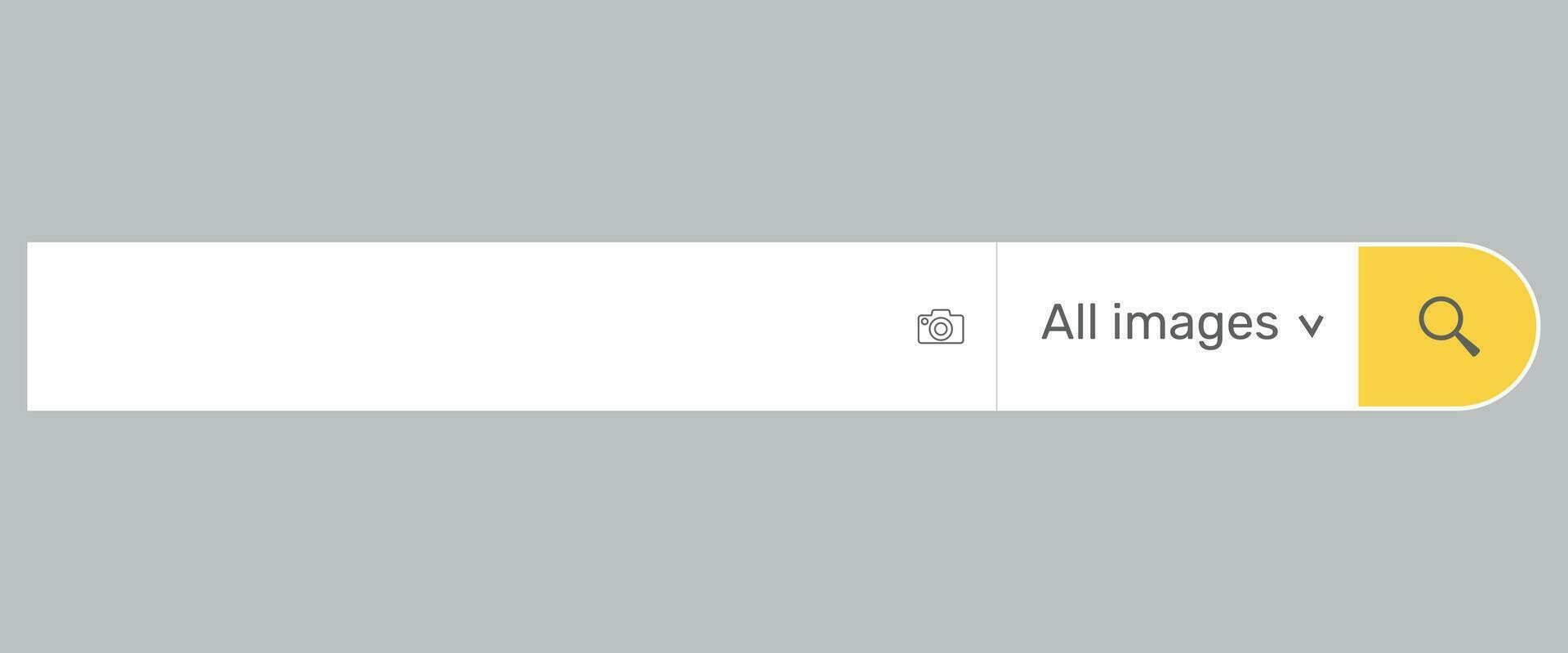 Search bar vector design template.