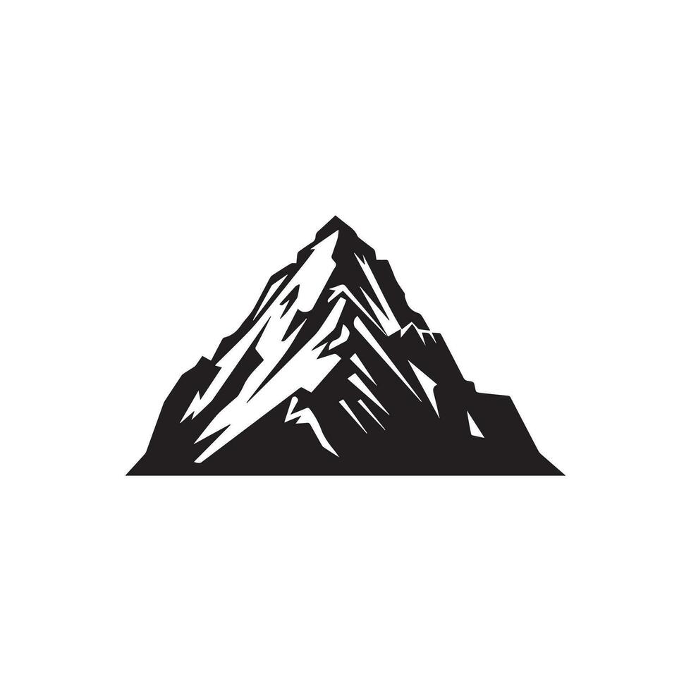 Mountain icon Logo Template vector illustration design.