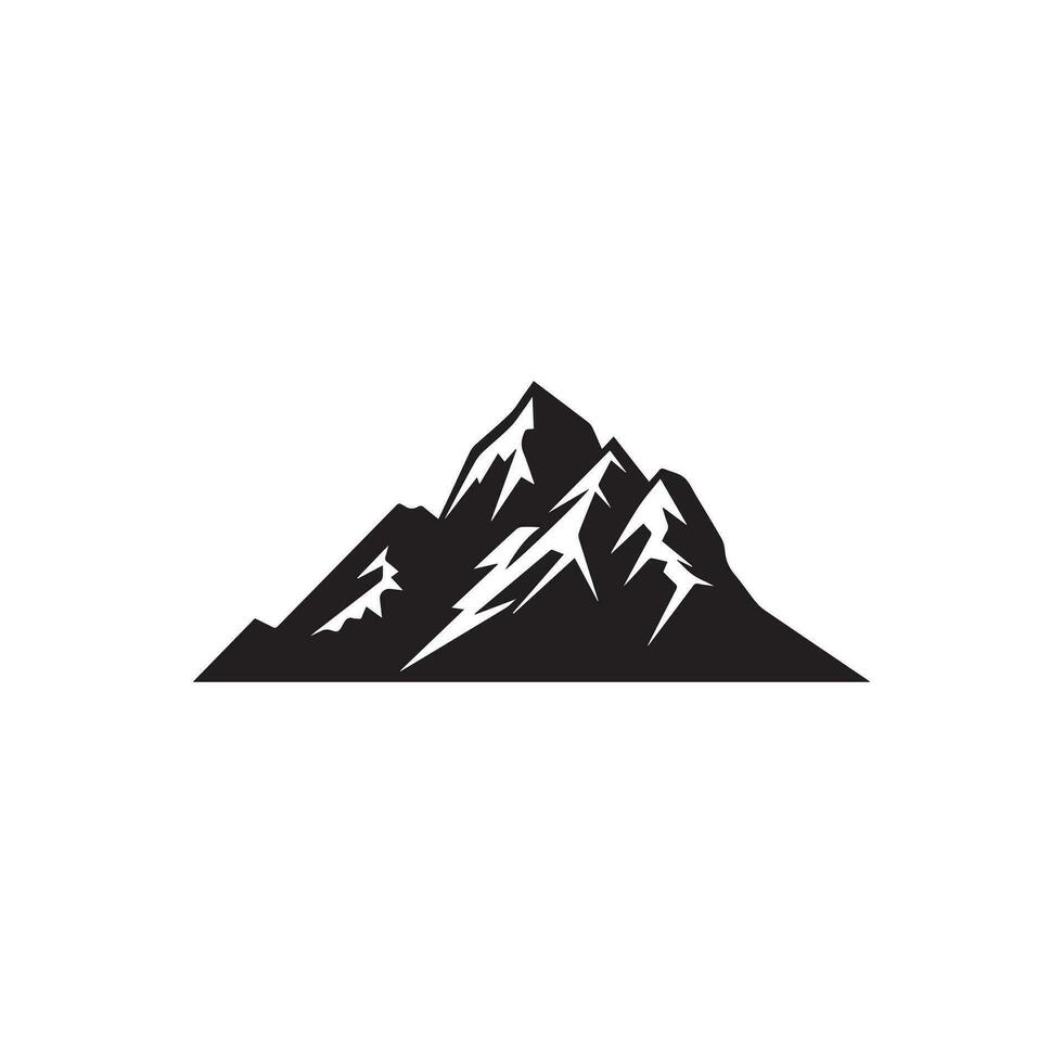 Mountain icon Logo Template vector illustration design.