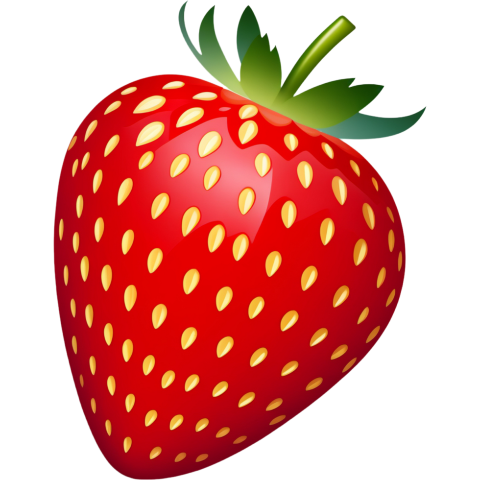 AI generated Tasty red strawberry. AI Generative png