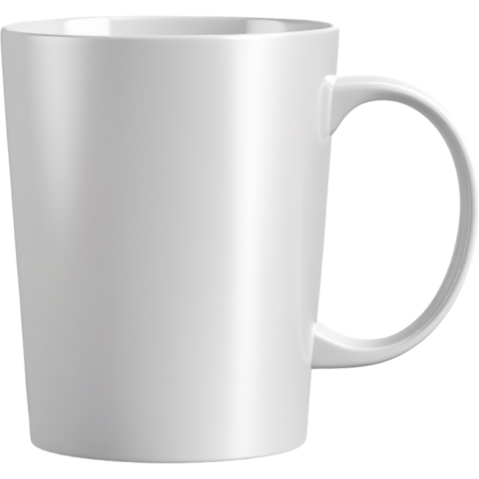 AI generated Realistic white mug for mockup. AI Generative png